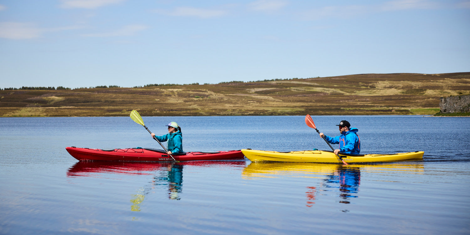 WaveSport Hydra 125 in use for some calm touring