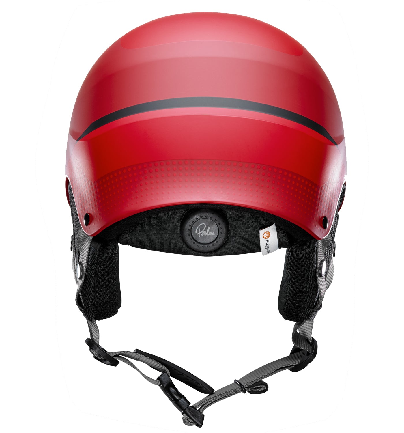 The dial adjustment feature of the Palm Shuck 2.0 Watersports helmet