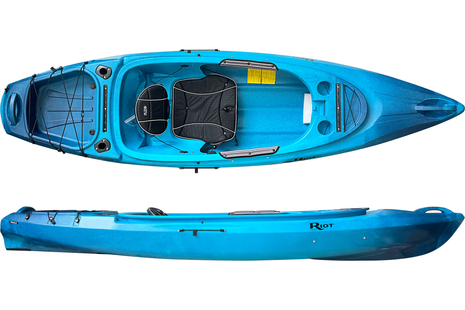 The Riot Bayside 10 Kayak in the Azure colour