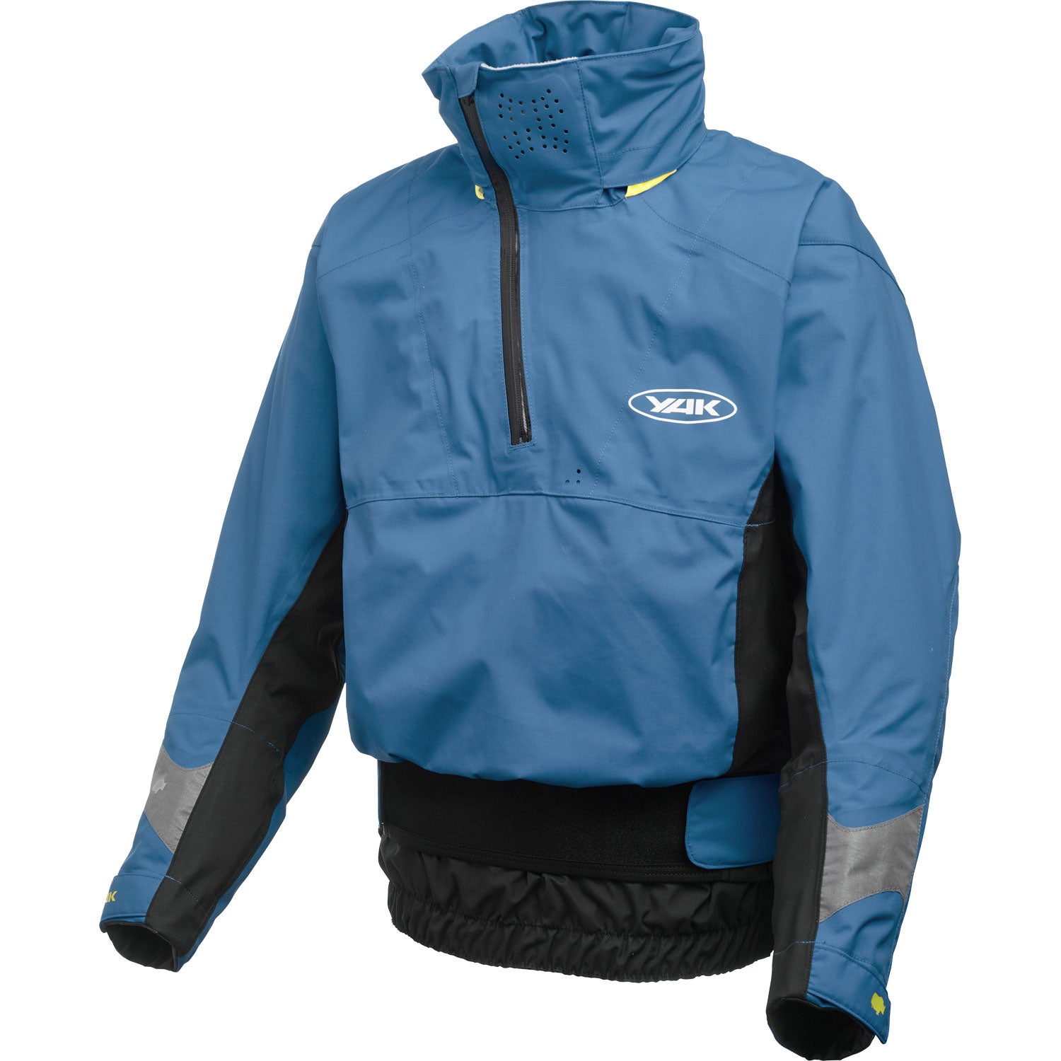 The Yak Apollo Jacket comes in a Blue colour, as well as Red