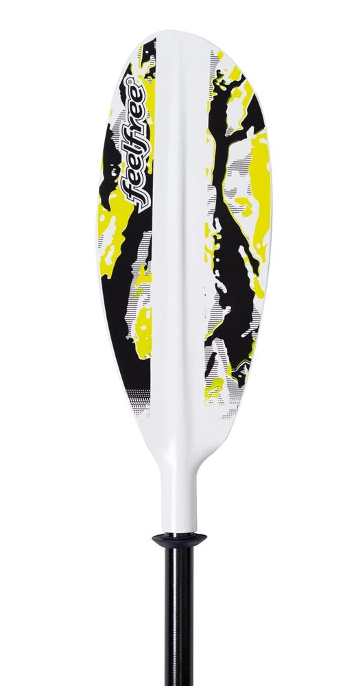 Feelfree Angler paddle in Lime Camo